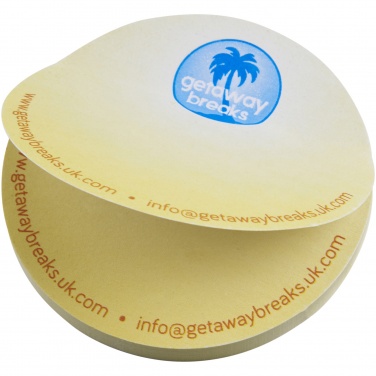 Logo trade promotional giveaways picture of: Sticky-Mate® circle-shaped recycled sticky notes