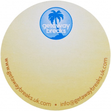 Logo trade promotional product photo of: Sticky-Mate® circle-shaped recycled sticky notes