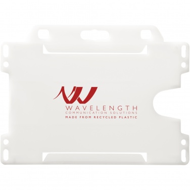 Logo trade business gifts image of: Vega recycled plastic card holder