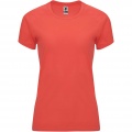 Bahrain short sleeve women's sports t-shirt, Fluor Coral
