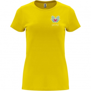 Logotrade promotional giveaway image of: Capri short sleeve women's t-shirt