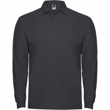 Logo trade promotional giveaways picture of: Estrella long sleeve men's polo