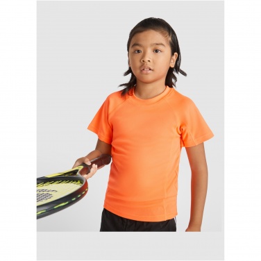 Logo trade corporate gift photo of: Montecarlo short sleeve kids sports t-shirt