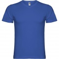 Samoyedo short sleeve men's v-neck t-shirt, Royal blue