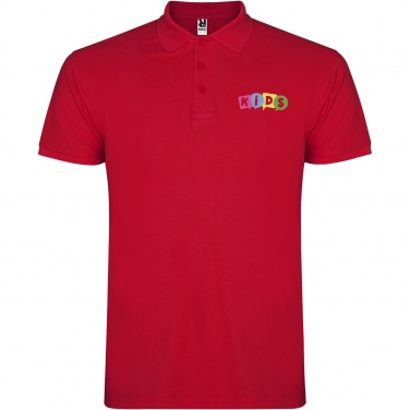 Logo trade promotional giveaway photo of: Star short sleeve kids polo