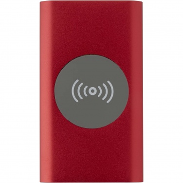 Logotrade promotional merchandise image of: Juice 4000 mAh Type-C recycled aluminium wireless power bank 