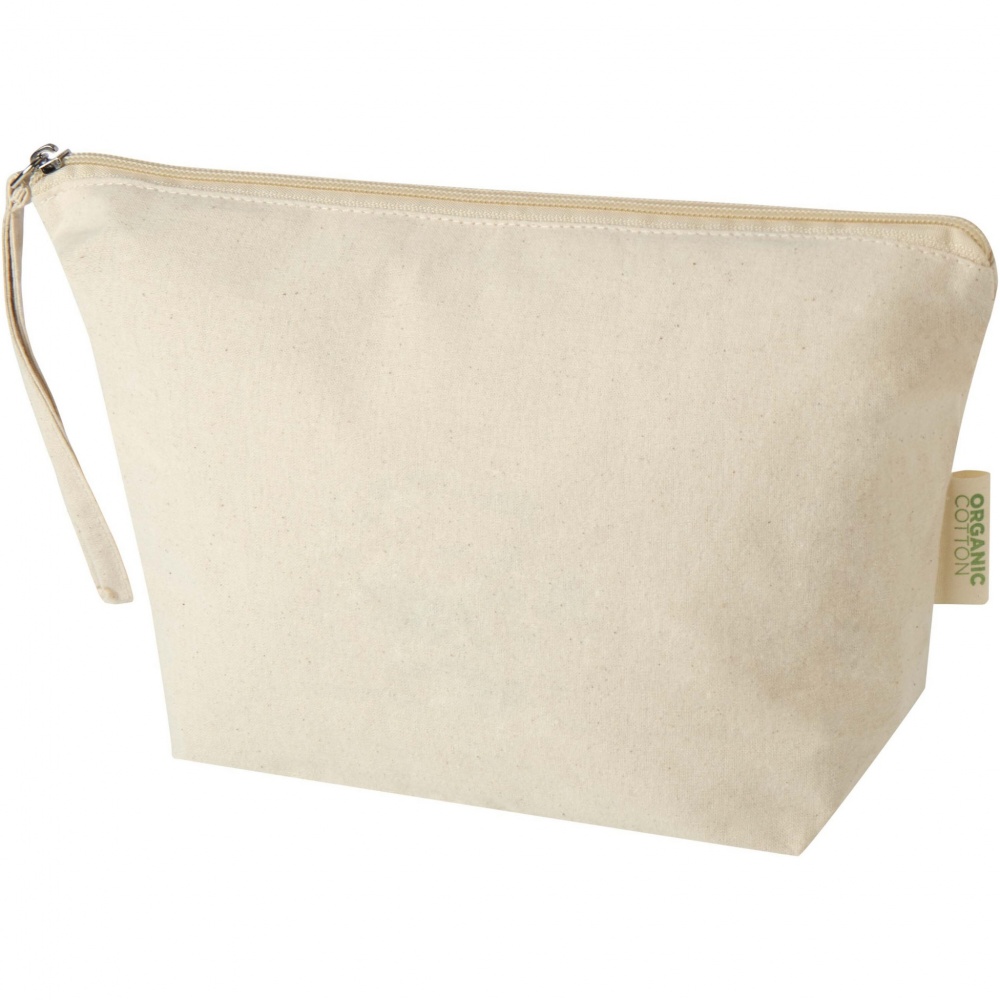 Logotrade corporate gift image of: Orissa 180 g/m² organic large accessory pouch 3L
