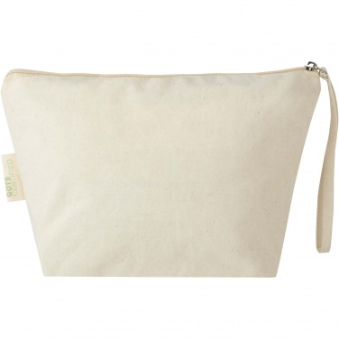 Logotrade promotional item picture of: Orissa 180 g/m² organic large accessory pouch 3L