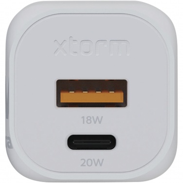 Logo trade promotional items image of: Xtorm XEC020 GaN² Ultra 20W wall charger