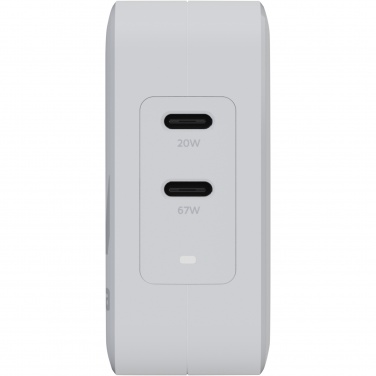 Logotrade promotional products photo of: Xtorm XVC2067 GaN Ultra 67W travel charger with 100W USB-C PD cable