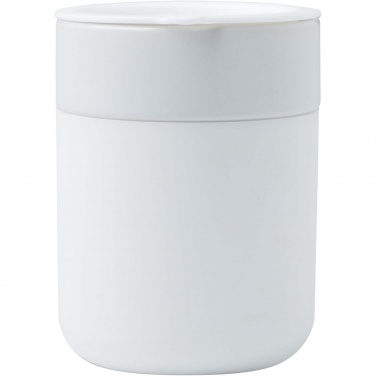 Logotrade promotional gift picture of: Java 330 ml ceramic tumbler with silicone wrap and plastic lid
