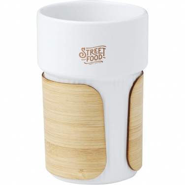 Logotrade promotional giveaways photo of: Tumbler Fika 340 ml with bamboo sleeve