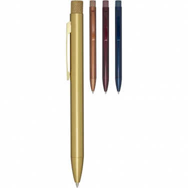 Logo trade promotional gift photo of: Beatriz recycled brass ballpoint pen