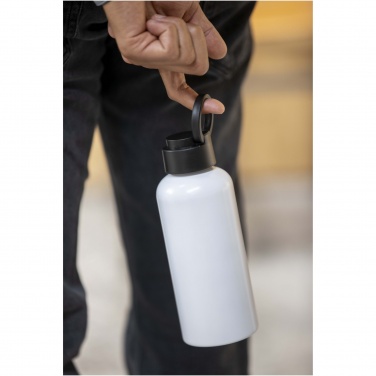 Logotrade promotional items photo of: Trinity 600 ml RCS certified recycled aluminium water bottle with RPET lid