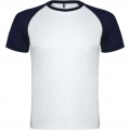 Indianapolis short sleeve unisex sports t-shirt, White / Navy Blue