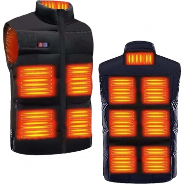 Logotrade advertising product picture of: SCX.design G01 heated bodywarmer with power bank