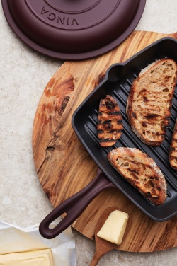 Logo trade promotional merchandise picture of: VINGA Monte enamelled grill pan