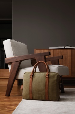 Logotrade advertising product picture of: VINGA Bosler RCS recycled canvas computer bag