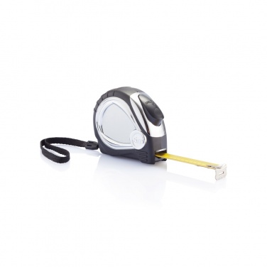 Logotrade corporate gift picture of: Chrome plated auto stop tape measure