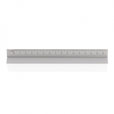 Logotrade promotional giveaway picture of: 15cm. Aluminum triangular ruler