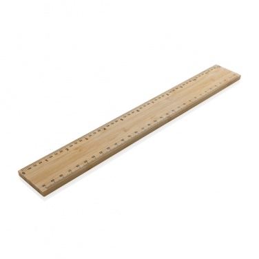 Logotrade advertising product image of: Timberson extra thick 30cm double sided bamboo ruler