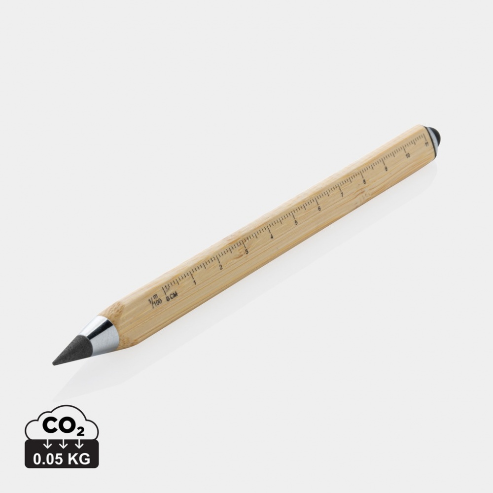 Logo trade promotional products image of: Eon bamboo infinity multitasking pen