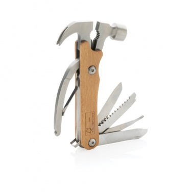 Logo trade corporate gifts picture of: Wooden multi-tool hammer