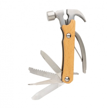 Logotrade promotional products photo of: Wooden multi-tool hammer