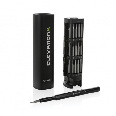 Logotrade promotional giveaway image of: Gear X RCS recycled aluminum precision screwdriver set 46 pc