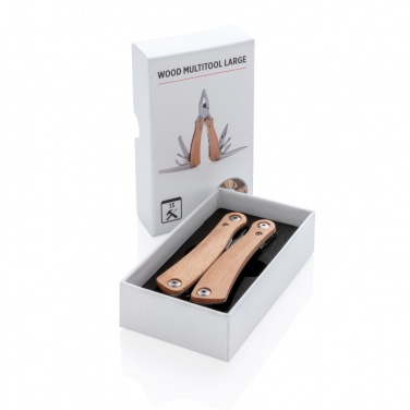 Logo trade promotional gifts image of: Wood multitool