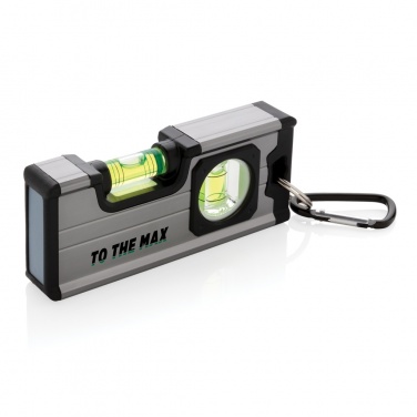 Logo trade promotional items image of: Magnetic level ruler medium