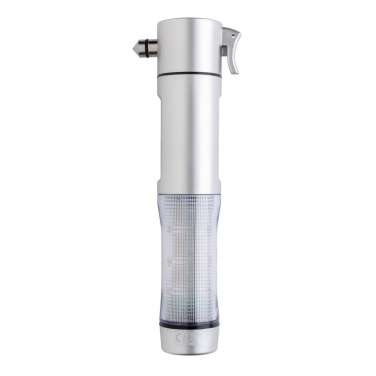 Logo trade promotional gifts picture of: Emergency light with hammer