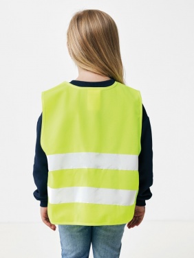Logo trade promotional merchandise picture of: GRS recycled PET high-visibility safety vest 3-6 years