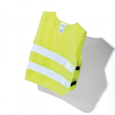 Logotrade promotional merchandise image of: GRS recycled PET high-visibility safety vest 3-6 years