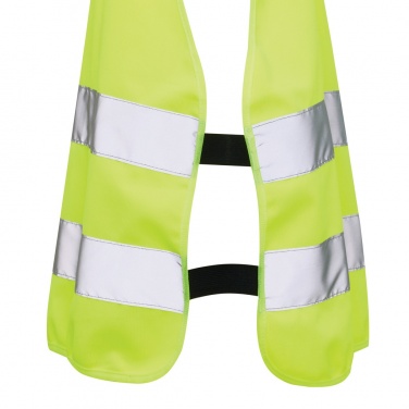 Logo trade advertising products image of: GRS recycled PET high-visibility safety vest 7-12 years