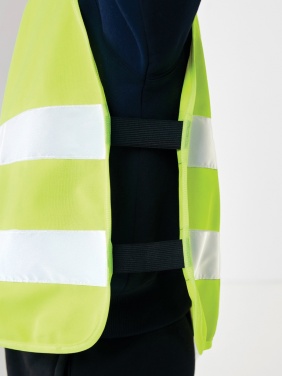 Logotrade advertising products photo of: GRS recycled PET high-visibility safety vest 7-12 years