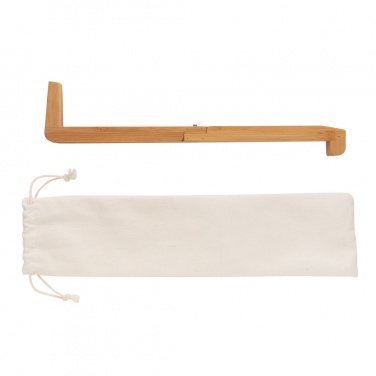Logotrade advertising product image of: Bamboo portable laptop stand
