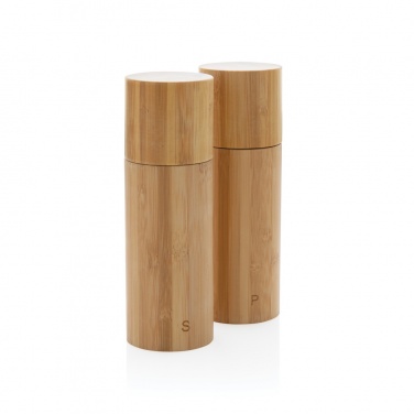Logotrade promotional product image of: Ukiyo bamboo salt and pepper mill set