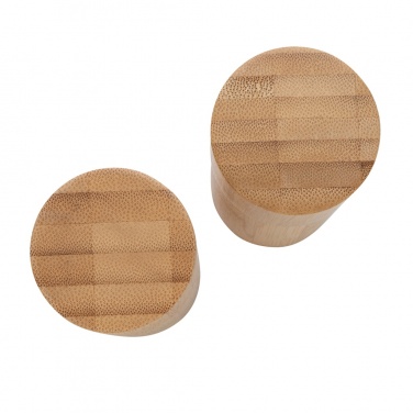 Logotrade promotional gift picture of: Ukiyo bamboo salt and pepper mill set