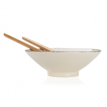 Logo trade corporate gift photo of: Ukiyo salad bowl with bamboo salad server