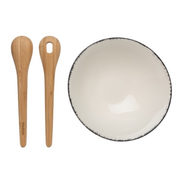Logotrade promotional giveaway picture of: Ukiyo salad bowl with bamboo salad server