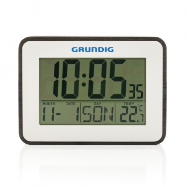 Logo trade corporate gifts image of: Grundig weatherstation alarm and calendar