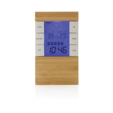 Logo trade promotional items picture of: Utah RCS rplastic and bamboo weather station
