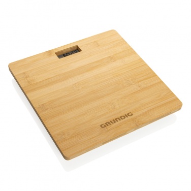 Logotrade promotional item picture of: Grundig Bamboo Digital Body Scale