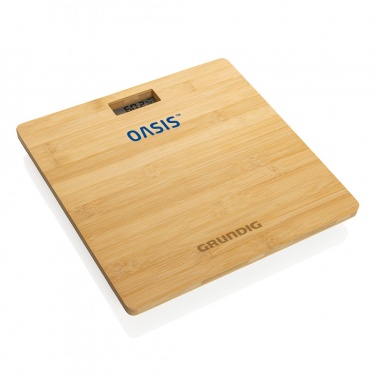 Logotrade promotional merchandise photo of: Grundig Bamboo Digital Body Scale
