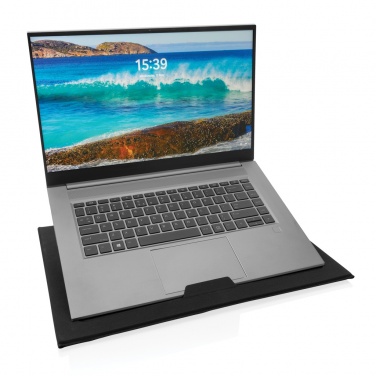 Logo trade promotional giveaways picture of: Impact AWARE RPET Foldable desk organizer with laptop stand