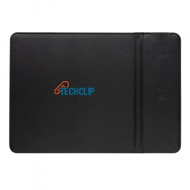 Logotrade promotional item image of: Swiss Peak RCS recycled PU 10W wireless charging mousepad