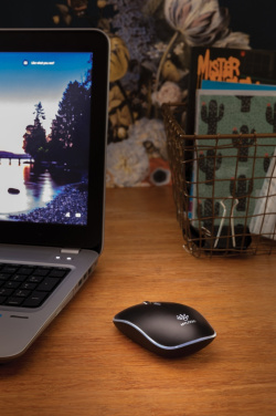 Logotrade corporate gifts photo of: Light up logo wireless mouse
