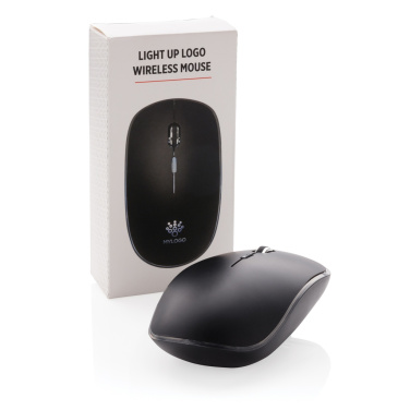 Logotrade promotional giveaway image of: Light up logo wireless mouse