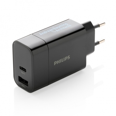Logo trade promotional merchandise image of: Philips ultra fast PD wall charger